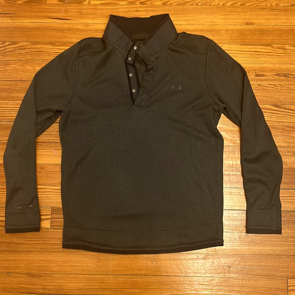 Dark gray Under Armour quarter zip (golf)